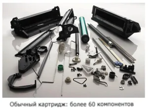 Картридж HP, Canon в разборе
